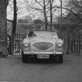 Austin Healey 100 (1953) - mit Zürcher Kennzeichen