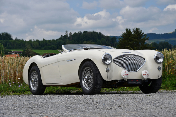 Bild: Austin-Healey 100/4 BN1 (1954) - als Lot 200 an der Versteigerung der Oldtimer Galerie Toffen am 15. Oktober 2022