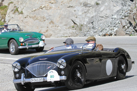 Austin-Healey 100/4 BN1 (1955) - The Italian Job Rally am Samstag - 27. BCCM St. Moritz 2021 (1955)
