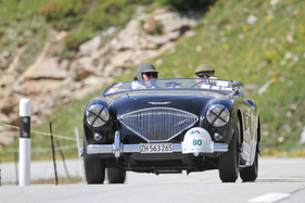 Austin-Healey 100/4 BN1 (1955) - The Italian Job Rally am Samstag - 27. BCCM St. Moritz 2021 (1955)