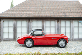 Austin-Healey 100/4 BN1 Coupé (1954) - auffällig die eleganten Türöffner, die beim Coupé natürlich nötig waren