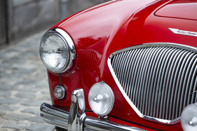 Austin-Healey 100/4 BN1 Coupé (1954) - kaum Unterschiede zu einem normalen Roadster
