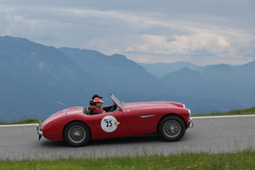 Austin-Healey 100/4 BN2 (1955) - in der Klasse Sportwagen am Start beim Gaisbergrennen 2014 (1955)