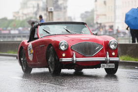 Austin-Healey 100/4 BN2 (1955) - in der Klasse Sportwagen am Start beim Gaisbergrennen 2014