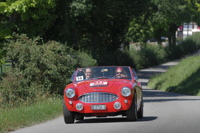 Austin-Healey 100/6 BN4 (1957) - an der OCC Jungfrau-Rallye 2016
