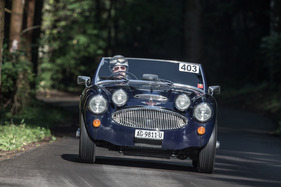 Austin Healey 100-6 BN4 (1958) - am Michaelskreuzrennen 2014