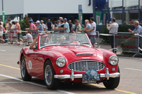 Austin-Healey 100/6 BN4 (1958) - am Oldtimer Grandprix Safenwil am 3. September 2016