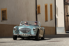 Bild: Austin-Healey 100 BN2 (1955) - Gesamtsiegerteam an der OCC Jungfrau Rallye 2015