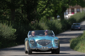 Austin-Healey 100 BN2 (1955) - an der OCC Jungfrau-Rallye 2016
