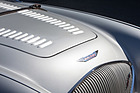Bild: Austin-Healey 100 M (1955) - Marken-Schriftzug auf dem Bug