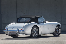 Austin-Healey 100 M (1955) - aufgezogenes Roadster-Dach