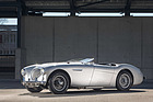 Austin-Healey 100 M (1955) - ... mit wenigen Griffen heruntergeklappt werden