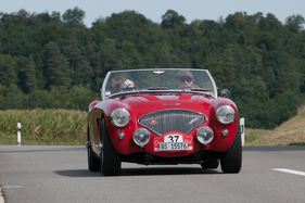 Austin-Healey 100 M (1956) - am RAID Suisse-Paris 2015 Austin-Healey 100 M (1956) - am RAID Suisse-Paris 2015