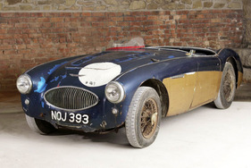 Austin-Healey 100 S (1953) - NOJ 393 im unrestaurierten Zustand, so wie er von Bonhams zum Rekordpreis im December 2011 versteigert wurde