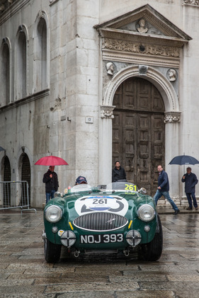Austin Healey 100 S (1953) - an der Mille Miglia 2016