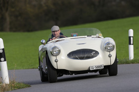 Austin-Healey 100 S (1955) - Scheibenwischer waren keine nötig