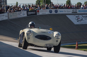 Austin-Healey 100 S (1955) - damals von Privat- und Werksleuten eingesetzt - Indianapolis Oerlikon 2019