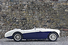 Austin-Healey 100 S (1955) - das Farbschema entspricht den amerikanischen Rennfarben