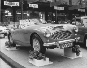 Austin Healey 100 Six (1956) - Präsentation am Pariser Autosalon im Jahr 1956 (1956)