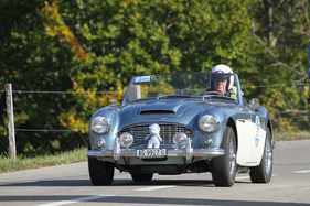 Austin-Healey 100 Six (1957) - Kategorie S - Renn- und Strassensportwagen am Memorial Bergrennen Opfershofen "Rendezvous am Kleinen Klausen" 2021 (1957)