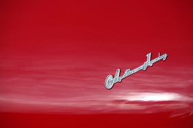 Austin-Healey 100 Six (1958) - Markenschriftzug auf dem Heck (1958)