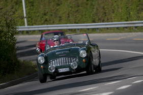 Austin Healey 100 Six (1958) - am Start beim GP Suisse 2012 in der Kategorie Sport- und Tourenwagen 1946 - 1962 (1958)