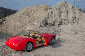 Austin-Healey 100 Six (1958) - die Karosserie ruht auf einem Plattformrahmen (1958)