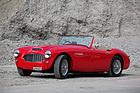 Austin-Healey 100 Six (1958) - die obere Lufthutze kam für den Sechszylinder dazu