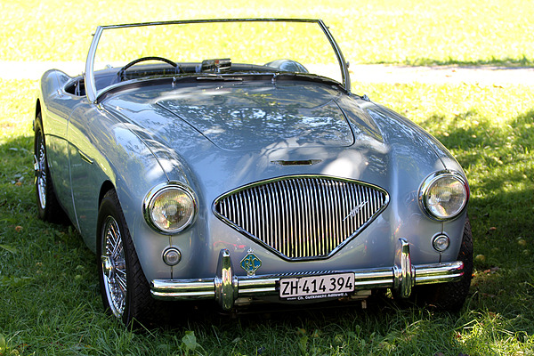Austin Healey 100 am British Car Meeting 2011 in Mollis - wunderschöner Healey der ersten Serie