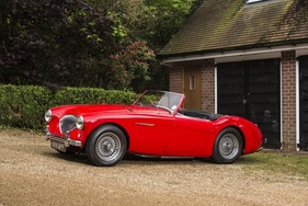 Austin-Healey 100M BN2 Roadster (1955) - als Lot 347 angeboten an der Bonhams Versteigerung anlässlich des Goodwood Festival of Speed am 27. Juni 2014