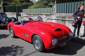 Austin-Healey 100M - mit ganz besonderer Frontgestaltung - Swiss Classic British Car Meeting Morges 2017