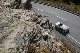Austin Healey 100S "Sebring" (1955) - am Bergrennen Bernina Gran Turismo 2021