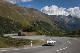 Austin Healey 100S "Sebring" (1955) - am Bergrennen Bernina Gran Turismo 2021