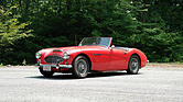 Austin-Healey 3000 MK BN7 (1961) - als Lot 112 an der Bonhams Simeone Foundation Philadelphia Versteigerung am 8. Oktober 2018