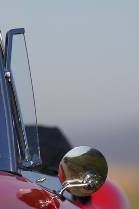 Austin-Healey 3000 Mk II BJ7 (1962) - kleine Dreiecksfenster vorne zur Regelung der Belüftung