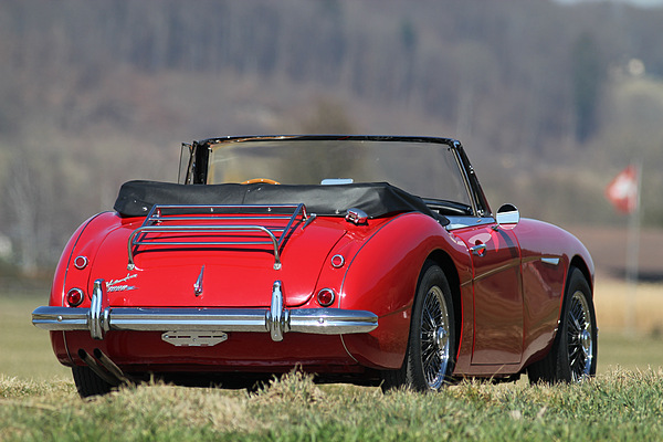 Austin-Healey 3000 Mk II BJ7 (1962) - kurzes Heck und entsprechend wenig Kofferraum