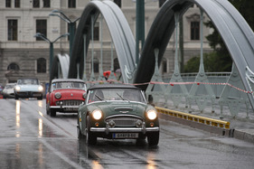 Austin-Healey 3000 Mk III (1964) - am Start in der Sportwagenklasse  - Gaisbergrennen 2013 - Stadt-Grand-Prix in Salzburg am Donnerstag
