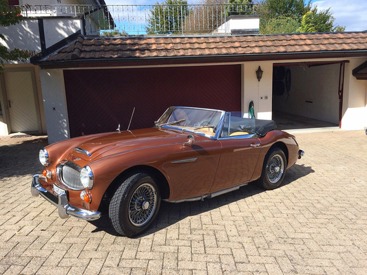 Austin-Healey 3000 Mk III BJ8 ex John Lennon (1966) - gemeldet als Lot 142 an der Versteigerung der Oldtimer Galerie in Gstaad am 29. Dezember 2018
