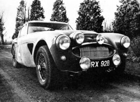 Austin-Healey 3000 Mk III Rally (1964) – reichlich geschundener Werkswagen Austin-Healey 3000 Mk III Rally (1964) – reichlich geschundener Werkswagen