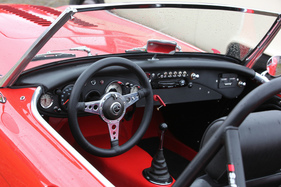 Austin-Healey 3000 - alles an seinem Platz, nur einen neuen alten Tacho braucht er noch - OSMT Zug im September 2017