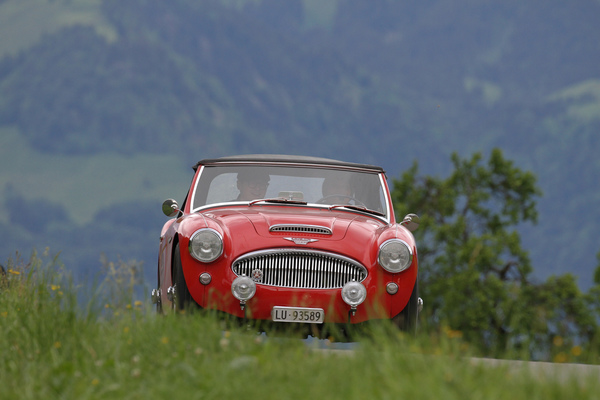 Austin-Healey 3000 - am Alpenbrevet 2020