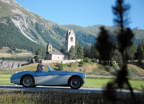 Austin-Healey 3000 unterwegs - British Classic Car Meeting St. Moritz 2015 Austin-Healey 3000 unterwegs - British Classic Car Meeting St. Moritz 2015