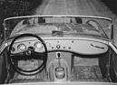 Austin-Healey Sprite Mark I (1958) - Armaturenbrett der linkgsgelenkten Version