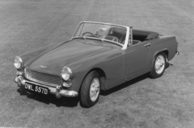 Austin-Healey Sprite (1967) – Bessere Fahreigenschaften dank Speichenrädern. Hier ein Mk IV