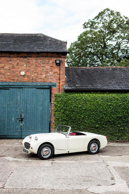 Austin-Healey Sprite Mark Roadster (1959) - als Lot 205 an der Bonhams Goodwood Revival Versteigerung 2018 (1959)