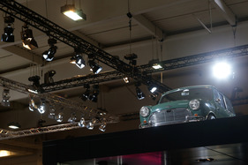 Austin Mini (1966) - auf dem Stand von BMW/Mini (Techno Classica 2013)