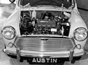 Austin Mini (1968) - mit grösser Heckscheibe und als Super-Deluxe mit 38 DIN-PS - Genfer Autosalon 1968