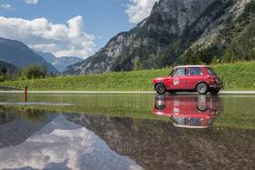 Austin Mini Cooper S (1965) - an der Saalbach Classic 2015