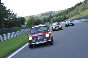 Austin Mini Cooper S (1965) - in Spa - am ersten Tag der Creme21 2015 Austin Mini Cooper S (1965) - in Spa - am ersten Tag der Creme21 2015