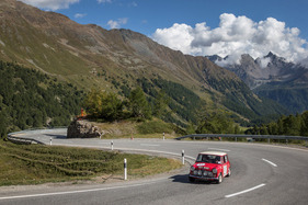 Austin Mini Cooper S (1966) - am Bergrennen Bernina Gran Turismo 2021